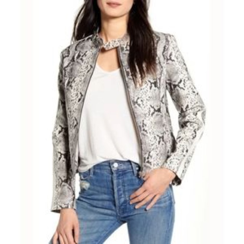 BB Dakota snake print jacket